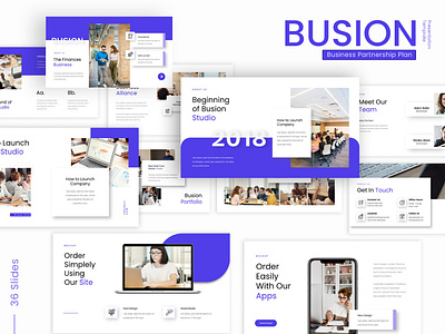 BUSION – Business Partnership Plan Presentation Template