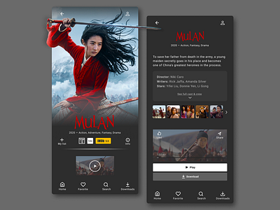 Film app design app design figma film film app mobile app poster ui ux web web design