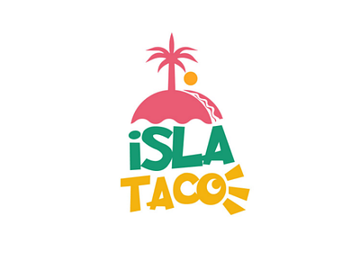 Isla Taco 🌴🌮 logodesign design brand