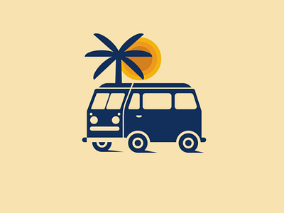 Beach Day logo design brand