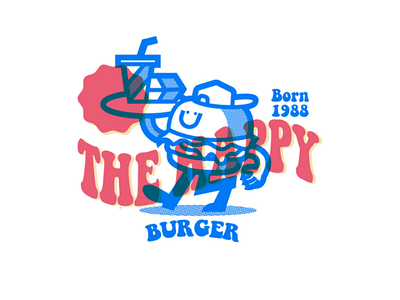 The Happy Burger logo logodesign design