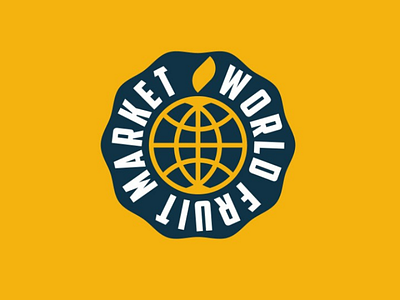 World Fruit Market logo logodesign design