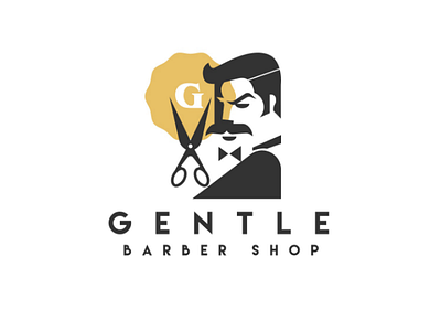 Gentle Barber Shop logo logodesign design