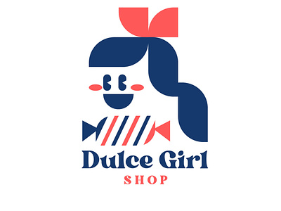 Dulce Girl!! Shop design diseño de logo diseño plano illustration logo logo logodesign design logodesign design brand marca tipografía ui