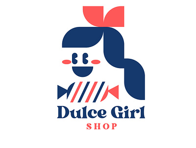 Dulce Girl!! Shop design diseño de logo diseño plano illustration logo logo logodesign design logodesign design brand marca tipografía ui