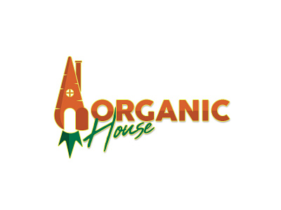 Organic House art branding diseño de logo diseño plano flat flatdesign logo logodesign logotipo marca plano ux