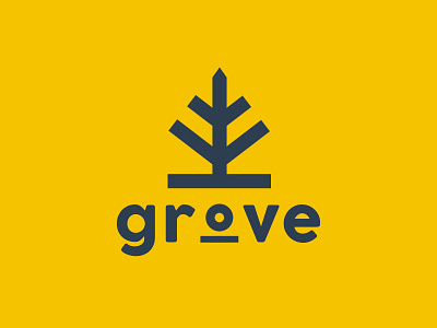 Grove.... Arboleda! art art º design diseño de logo diseño plano icono ilustración ilustrador logo logotipo marca plano tipografía vector