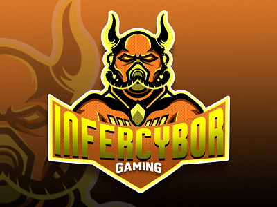 Infercybor Gaming art design diseño diseño de logo diseño plano icono ilustración ilustrador logo marca plano tipografía vector