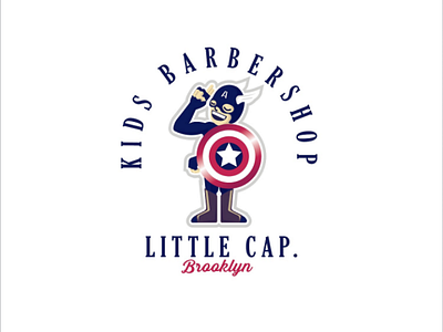 LITTLE CAP... Barbershop logo logodesigns design