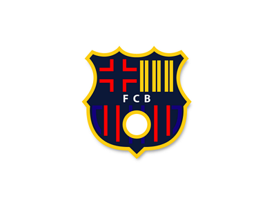 Barcelona FC flat logodesigns design brand