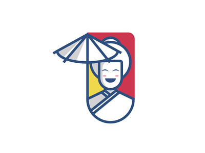 Geisha logodesign design brand