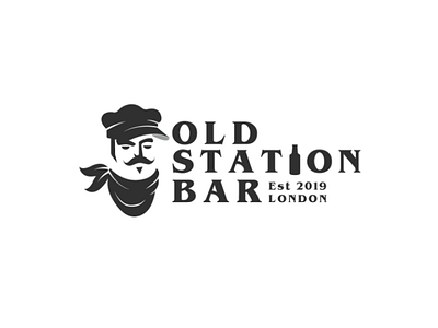 Old Station logo logodesign design