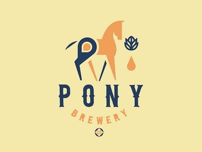 Pony Brewery logodesign design brand