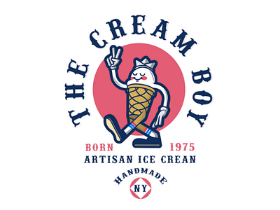 The Cream Boy 🍦 logodesign design brand