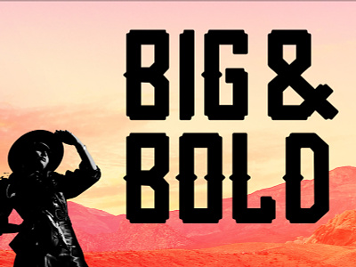 Mazon - Big & Bold display typeface display display font free type typedesign typeface typography west western