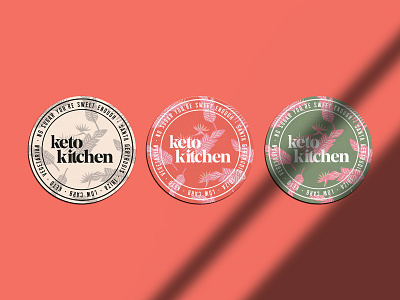 Keto Kitchen, Ibiza - Stickers brand identity restaurant restaurant branding sticker