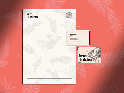 Keto Kitchen, Ibiza - Business Card, Writing paper identity restaurant restaurant branding