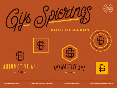 Gijs Spierings - Brand marks branding design handlettering hustle illustration lettering logo typography ui vector