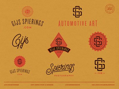 Gijs Spierings // Brand Marks alternative version brand branding design identity illustration lettering logo typography ui vector