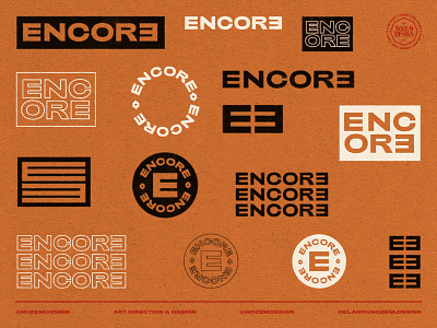 Encore // Marks brand branding design graphicdesign identity illustration logo typography ui vector