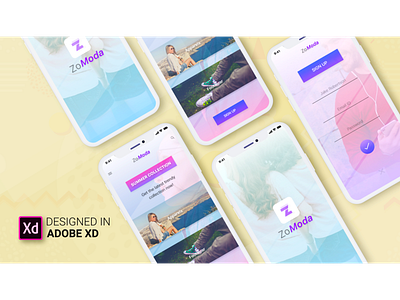 ZoModa-E-Commerce Shopping App UI app app design clothes dribble fashion interface shopping uidesign userexperience uxdesign