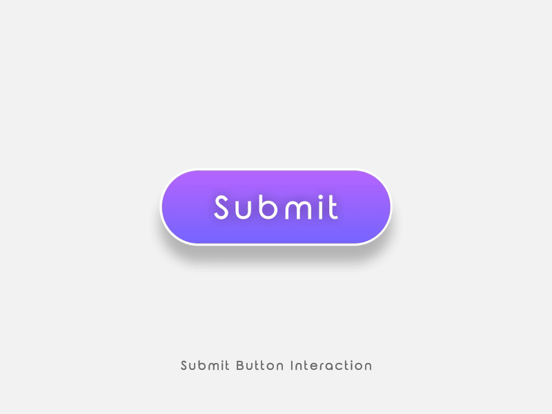 Submit Button Interaction animation interactions interactive micro interaction motion prototype submit button submitted ui user experience ux