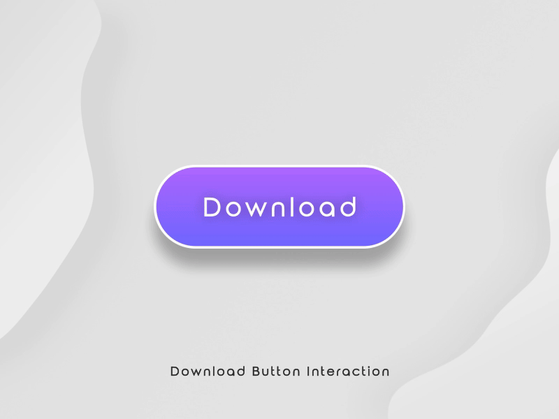 Download Button Micro Interaction animation button download bar interactions interactive loading micro interaction motion prototype ui user experience ux