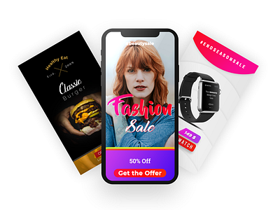 Instagram Stories For Businesses advertising blog design fashion graphic design igtv instagram landing page marketing vertical video media promotion mobile pack phone post promo stories ui