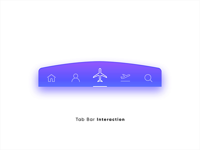 Tab Bar Interaction v3 after effects animation design flight booking interaction design interactions interactive micro interaction micro interactions motion design product design travel ui ui animation user experience user interface ux