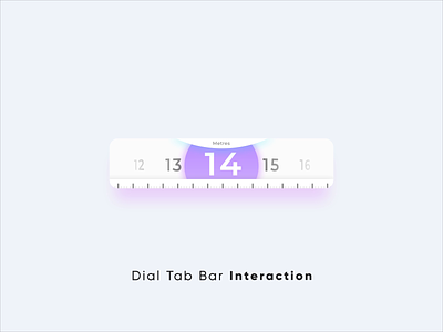 Dial Tab Bar Interaction after effects animation design interaction design interactions interactive micro interaction micro interactions motion design product design ui ui animation user experience user interface ux