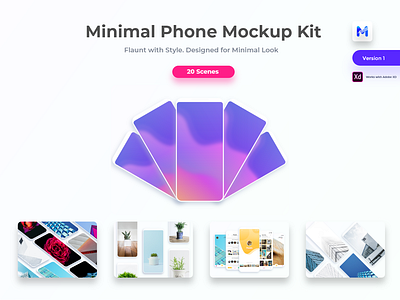 Minimal Phone Mockup Kit🎁