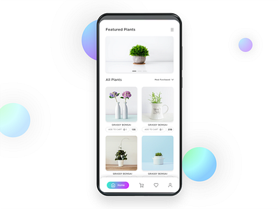 Plants Store App Design