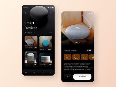 Smart Devices Ecommerce App UI