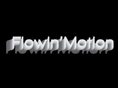 Flowin Motion Dribble branding design logo logodesign typography vector