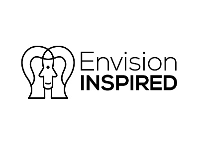 Envision Inspired branding flat icon illustration logo logodesign vector