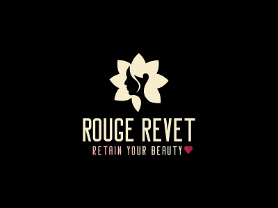 Rouge Revet Beauty Logo Design