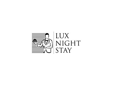 Lux Night Stay branding logo logodesign vector