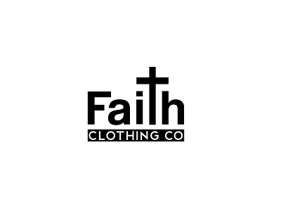 Faith Clothing Co Final branding logo logodesign typography vector