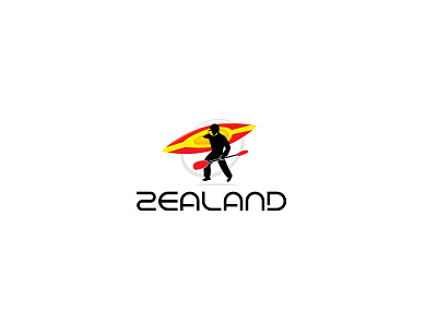 Zealand branding flat icon logo logodesign vector