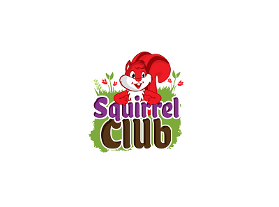 Squirrel Club branding illustration logo logodesign mascot character mascot design mascotlogo vector