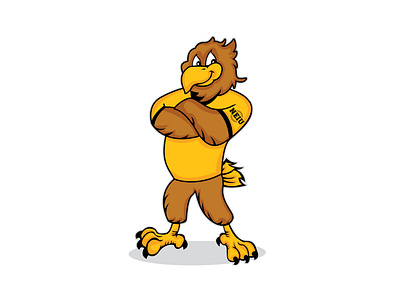 Golden Eagle Mascot Logo