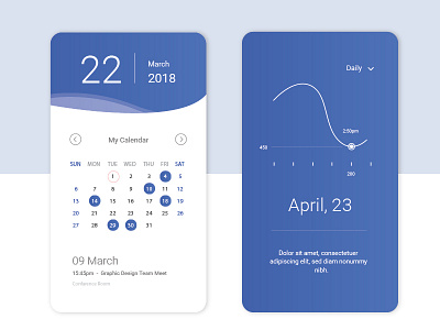 Calendar UI interaction design ui design ui kit uiux ux design