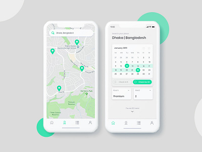 Booking and Location UI kit