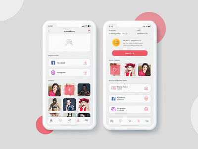 Online Friendship app ui kit