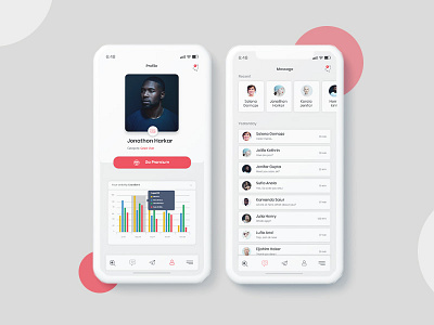 Online Friendship app ui kit