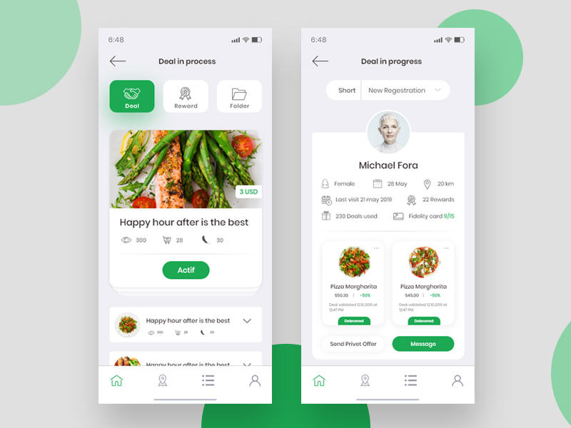 Online Restaurant App Ui By Jahid Jaykar On Dribbble