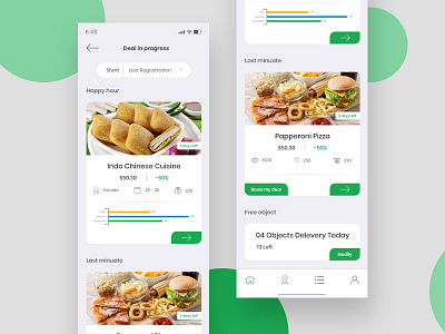 Online Restaurant App UI