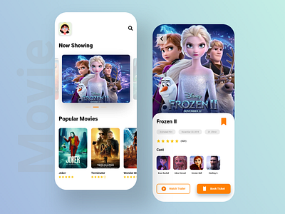 Movie Ticket Booking App UI