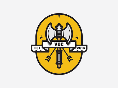 VDC Axe Badge apparel axe axebadge badge badgedesign branddesign branddesigns brandidentity brandlogo graphicdesigner logodesign logodesigner merch merchdesign patch vanguarddesignco weapon