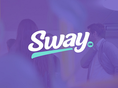 Sway Influencer Management brand logo branding branding design clean custom type logo logo design logo design branding logo type logodesign logotype marketing marketing business modern script typography vanguard